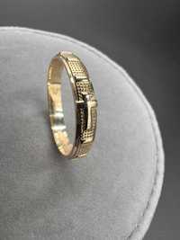 Złoty różaniec pierścionek 585 14K.