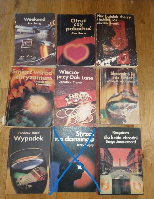 kryminał PRL wydanie lata 80