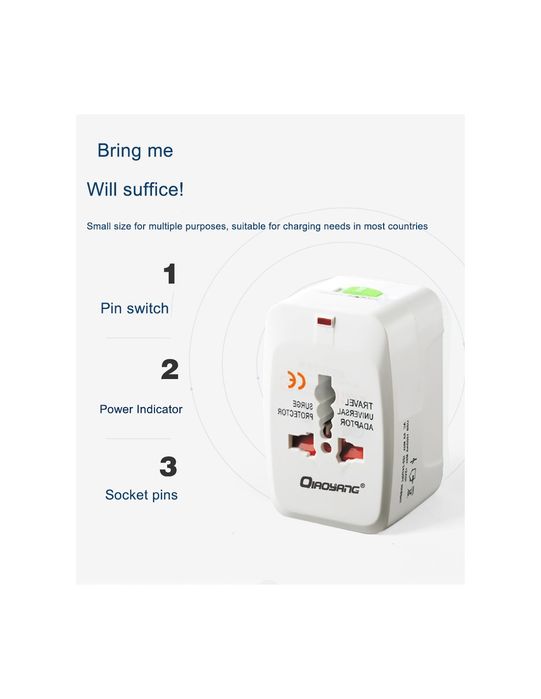 Adaptador Universal de Viagem QA-T646