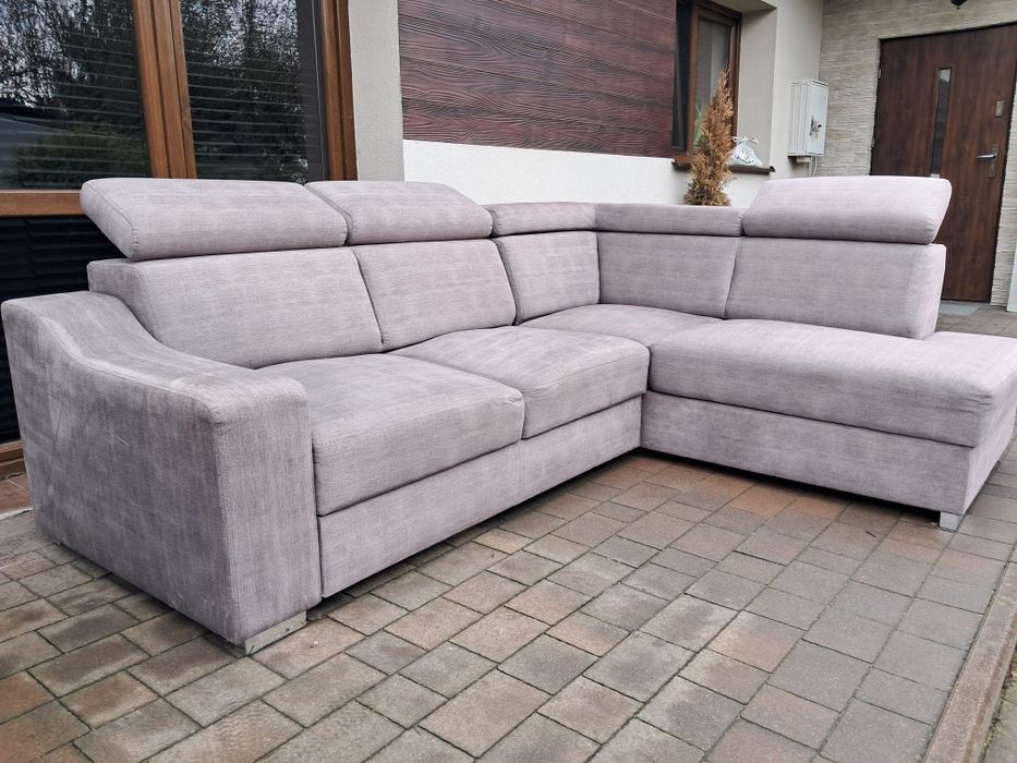 Narożnik z funkcją spania łóżko sofa kanapa