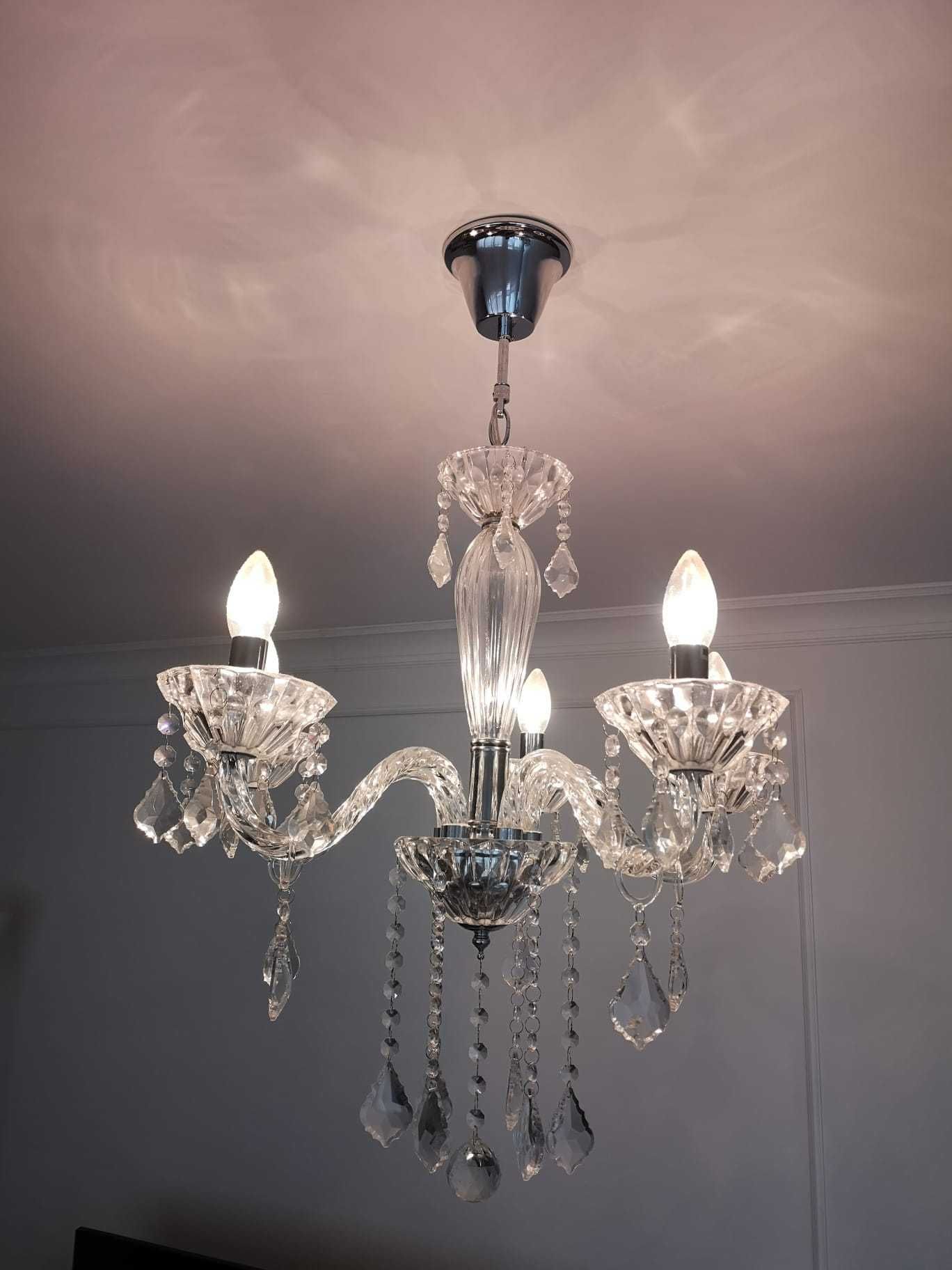 Żyrandol kryształowy Lampa Wisząca IDEAL LUX Tiepolo SP5
