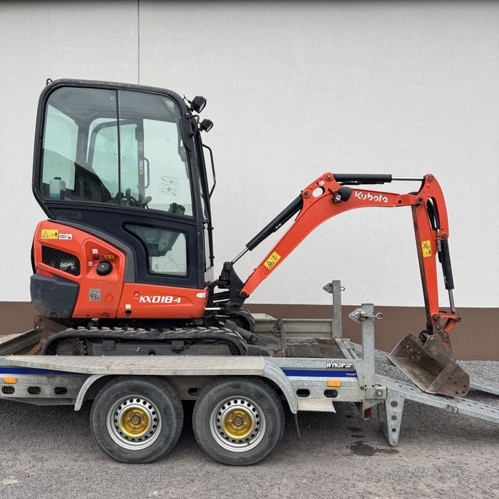 Sprzedam koparkę KUBOTA KX18, salon PL, pierwszy wlasciciel, stan BDB