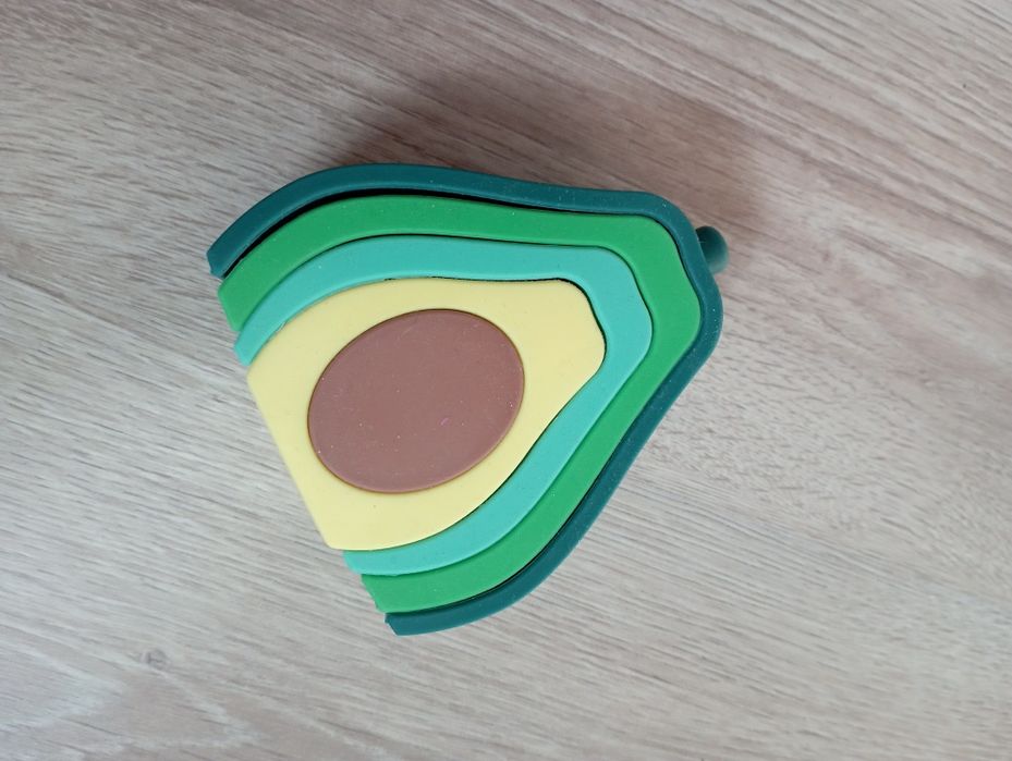 Zabawka silikonowa avocado gryzak Montessori
