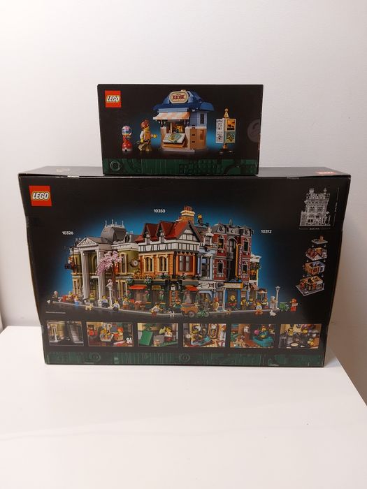 ENVIO GRATIS-LEGO 10350 Tudor Corner + 40757 Corner Kiosk (Icons)