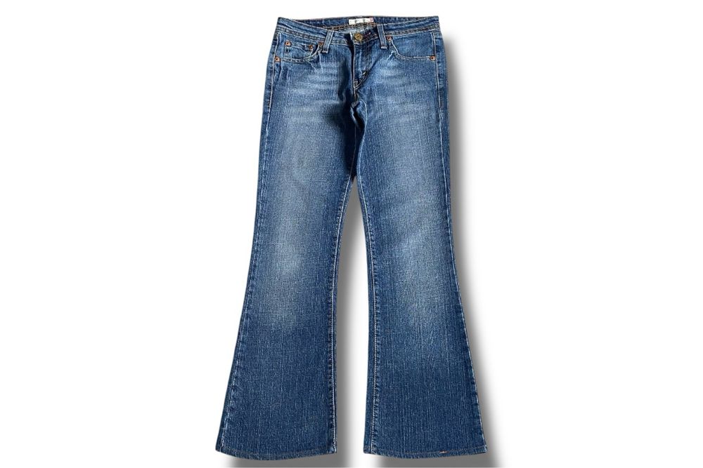 Vintage Levis Damskie Spodnie Jeansy z Rozszerzaną Nogawką Dzwony S