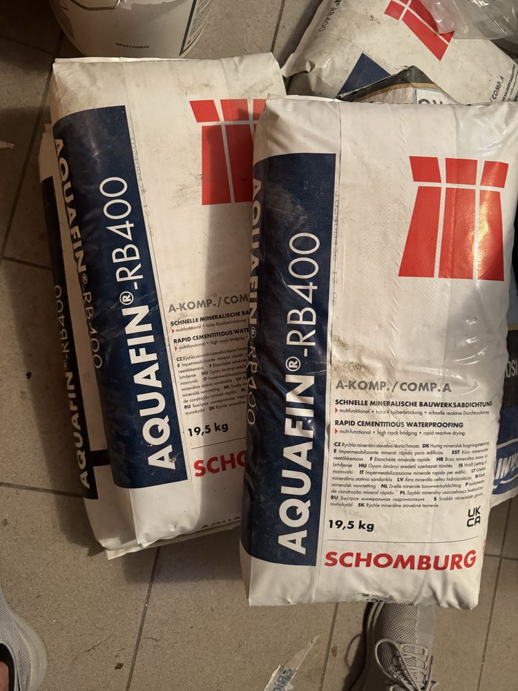 AQUAFIN-RB400 hybrydowa hydroizolacja reaktywna taras fundament 32.5kg