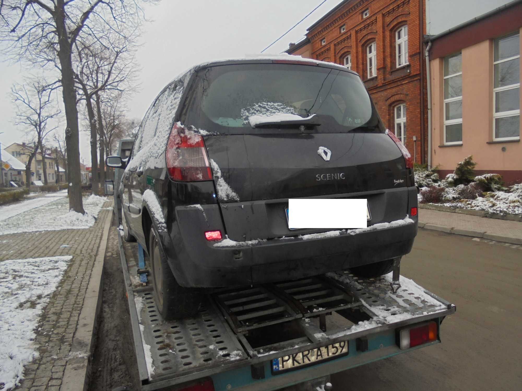 Renault Scenic II 1.9 dci kolor czarny , kod lakieru NV676 na części