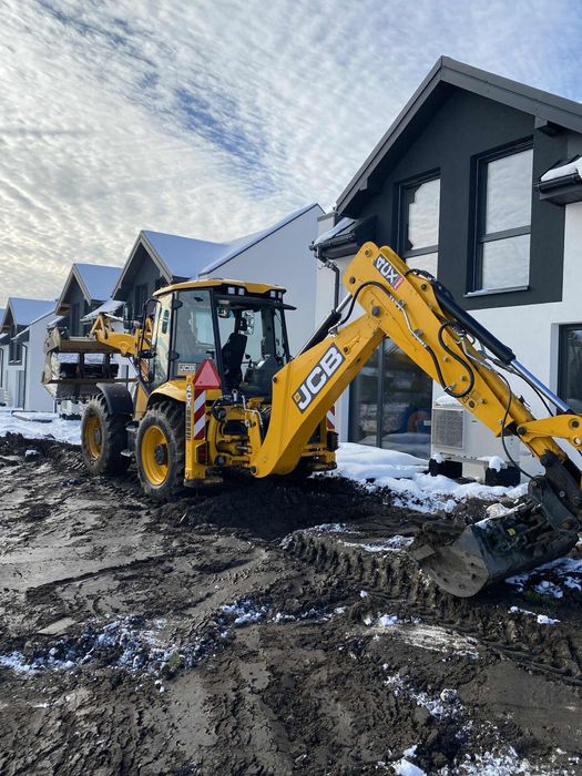 Uslugi koparki - ładowarki  Jcb 4cx pr cena 800 pln doba