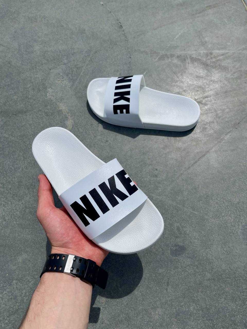 АКЦІЯ! Жіночі шльопанці Nike Slides Big Logo ‘White’ (36-40 р.)