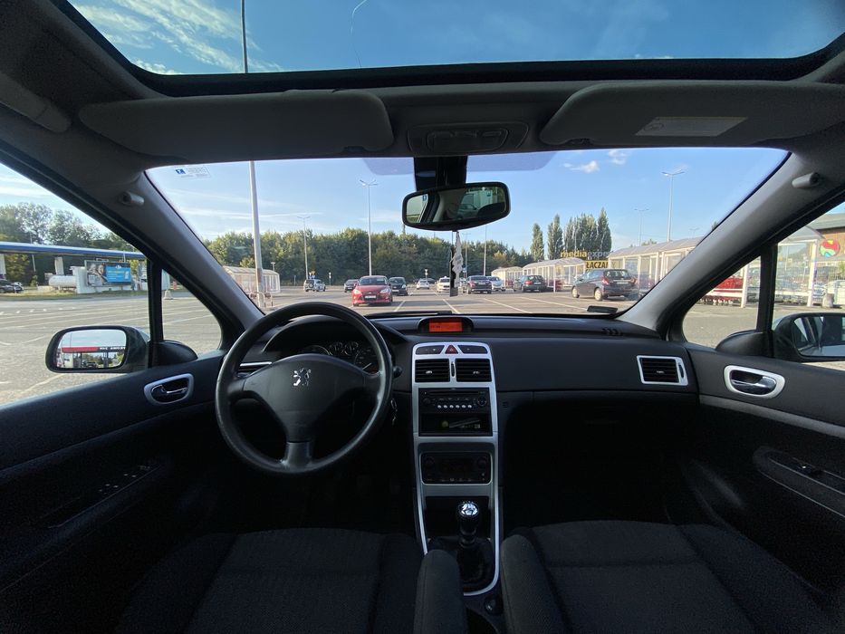 Peugeot 307 SW 2.0 TDI 2007 r.  klima, panorama, bezwypadkowy