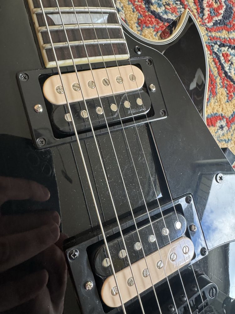 Larry carlton l7 full black z fishman pickups i osprzetem gotoha, wawa