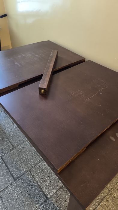Stół masywny cięzki rozkładany 150x90