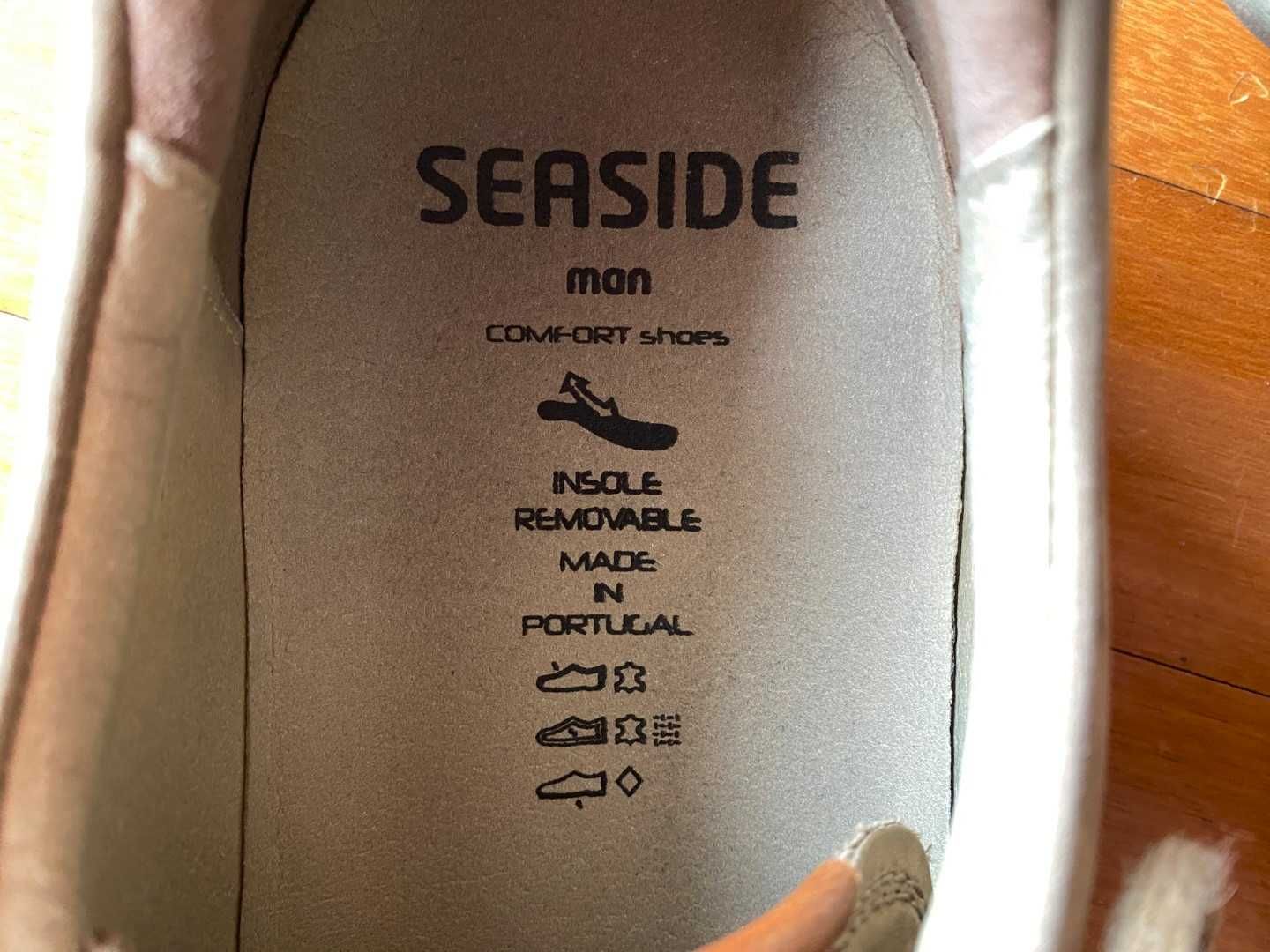 Sapato desportivo de pele e camurça (Seaside) n44