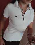 Burberry London polo t-shirt koszulka damska krótki rękaw S M