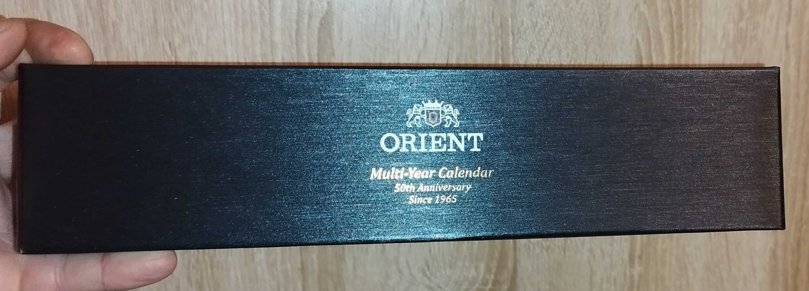 Pudełko zegarek Orient multi-calendar 50th anniversary