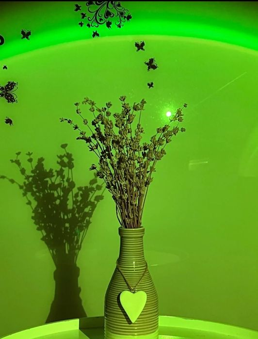 Настільна лампа - проектор юсб різнокольрова неонова