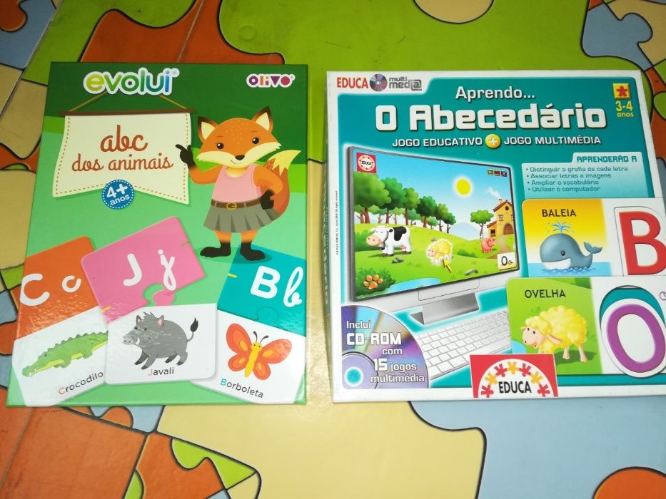 Jogos educativos/Jogo aprender as letras, escrita, ver fotos