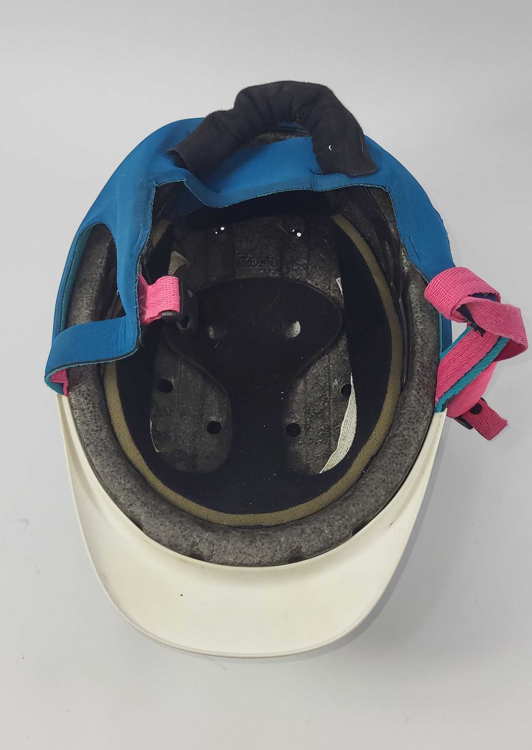 Kask jeździecki toczek dla dziecka fouganza 55-57cm