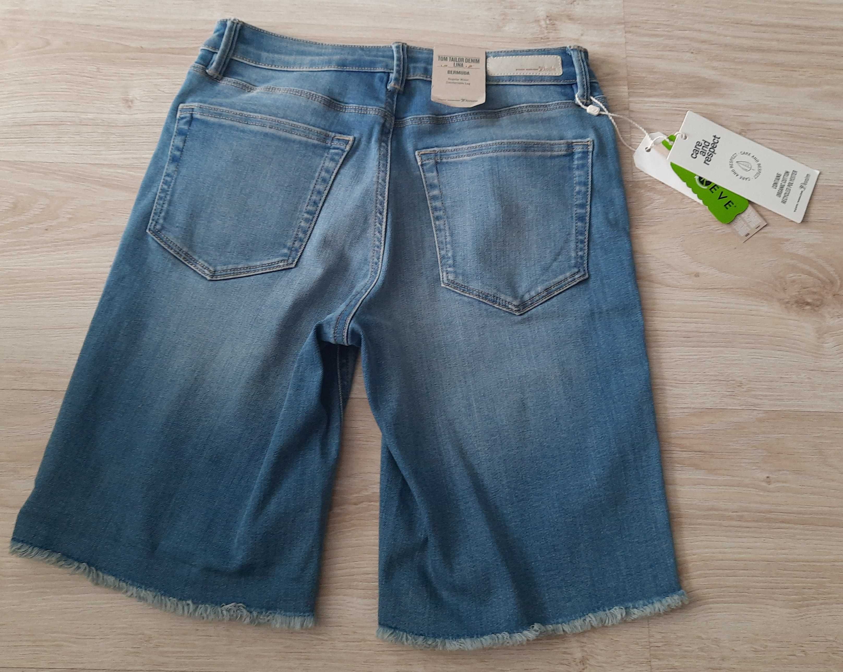 Spodenki jeansowe Tom Tailor Denim rozm.XS
