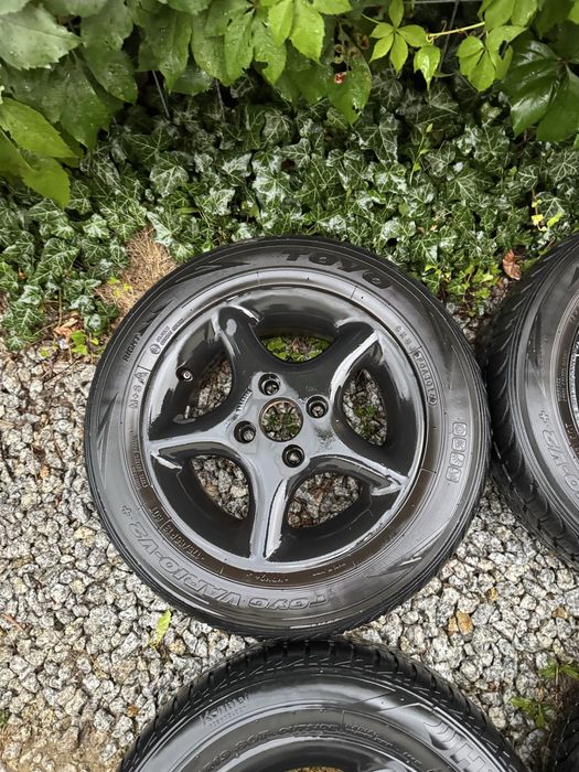 Felgi Borbet 4x100 175/65/13 opony zima VW Renault Skoda Toyota Daihat
