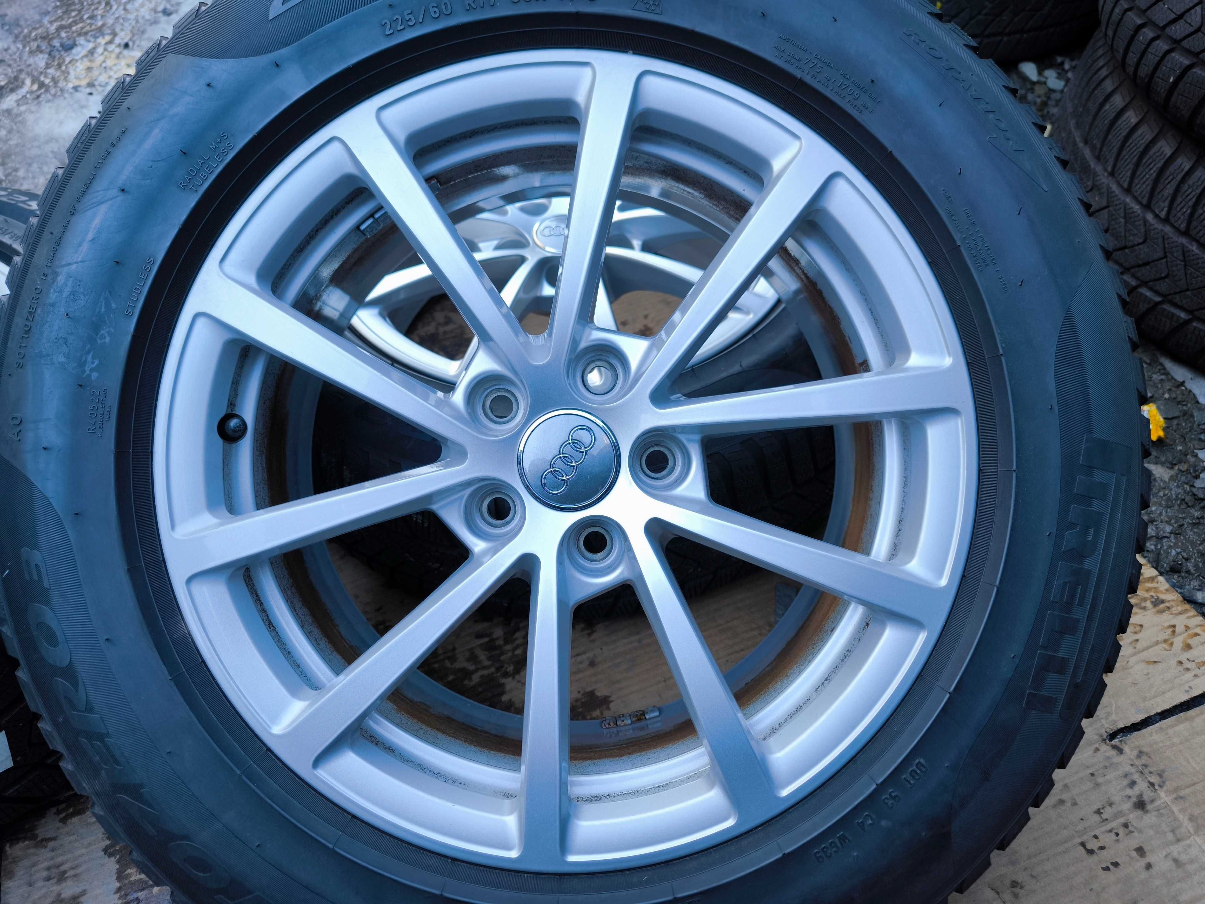 Koła Audi A4 A6 C8 A5 A8 A7 Q3 Q5 SQ5 17 cali ET36 5x112 Opony 225/60