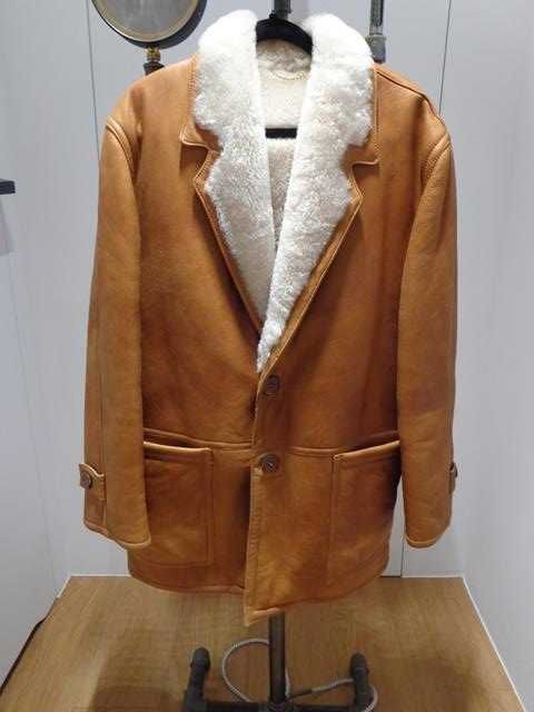 Kożuch męski włoski FIBOK Shearling L/XL