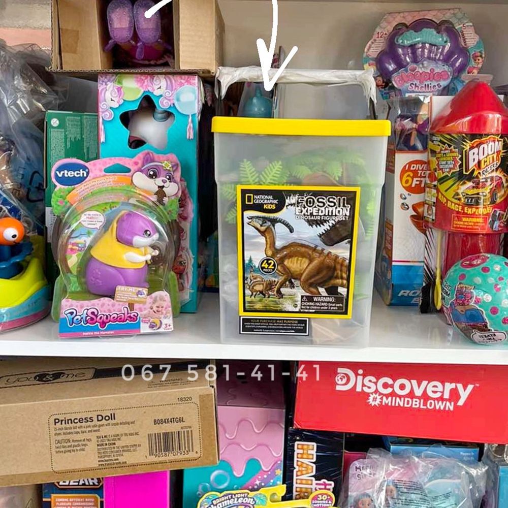 National Geographic Kids великий набір динозаврів, 42 елементи