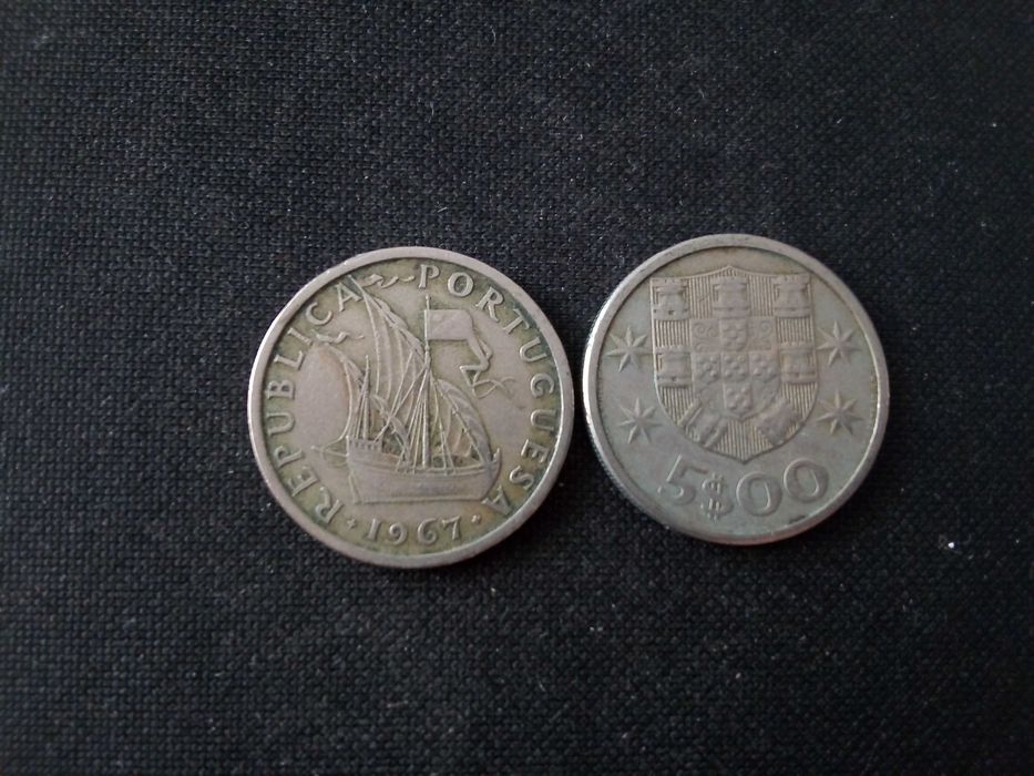 Moedas de escudo Portuguesas para colecionadores