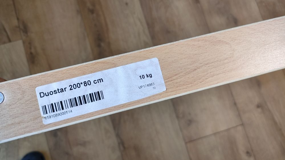 Stelaż łóżka 80 x 200 ahorn duostar 2 sztuki