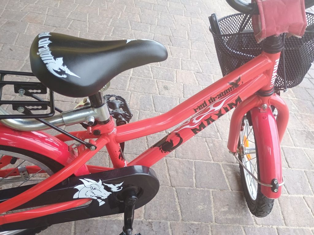 Rower dziecięcy Maxim Red Dragon