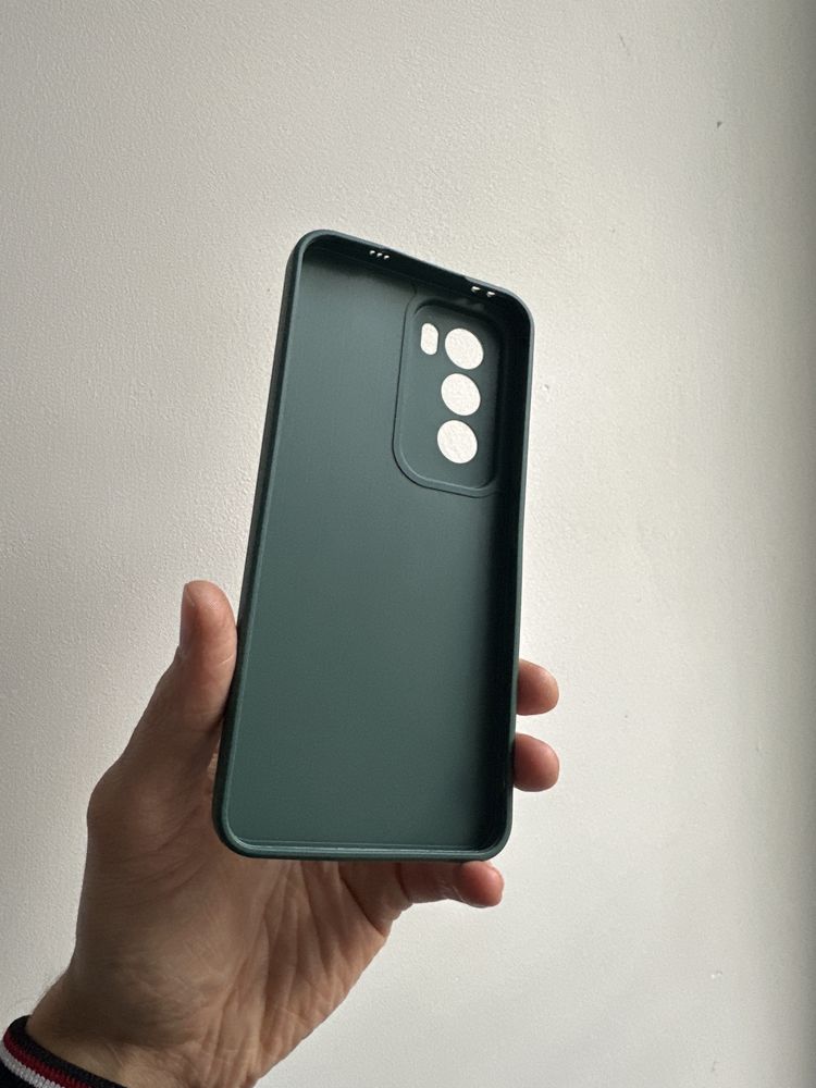 Etui matt ciemna zieleń do oppo reno 12 pro 5G