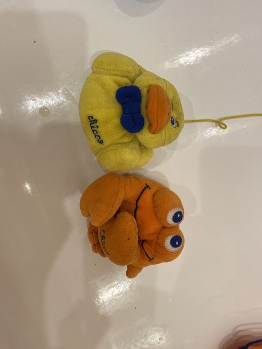 Игрушки для ванной, для воды chicco утенок, краб