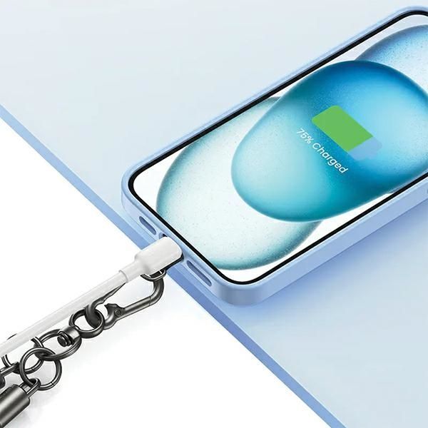 Smycz do telefonu USAMS na rękę pod etui 30cm niebieska