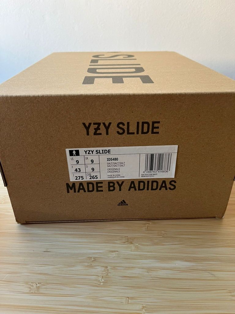 Adidas Yeezy Slide 'Salt' Tamanho 42.5