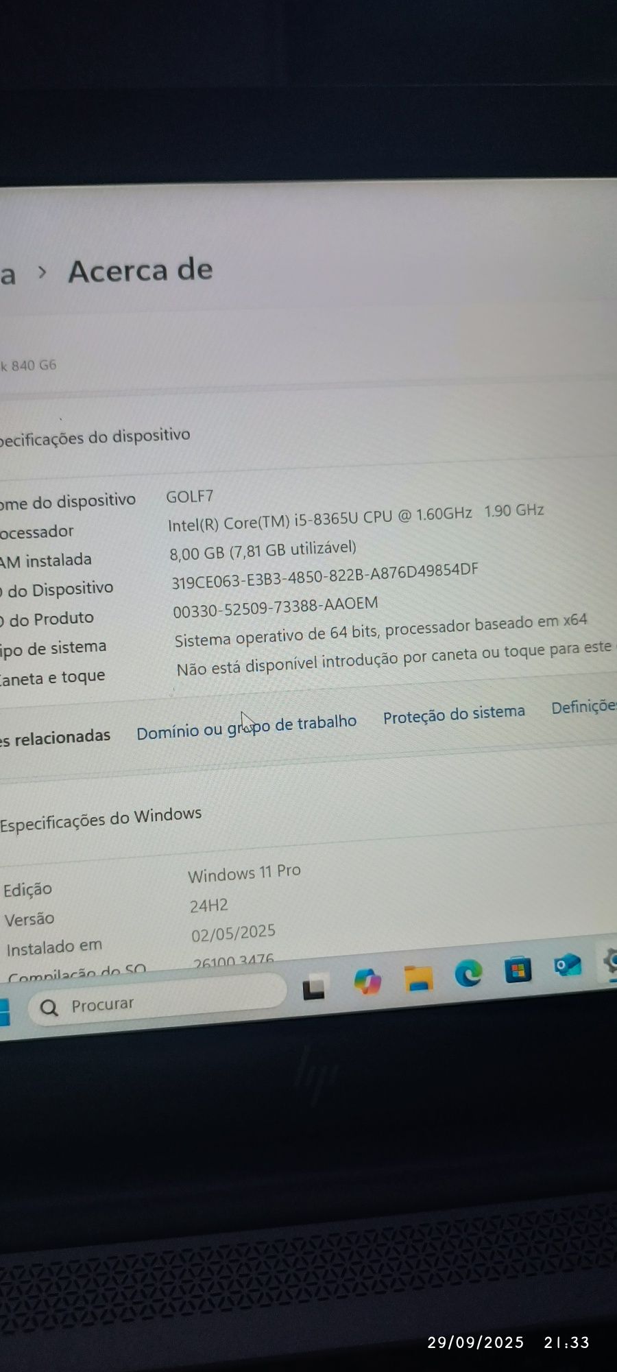 Hp Elitebook 8365U