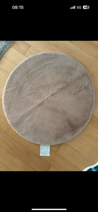 Tapete Redondo Creme 100 Cm