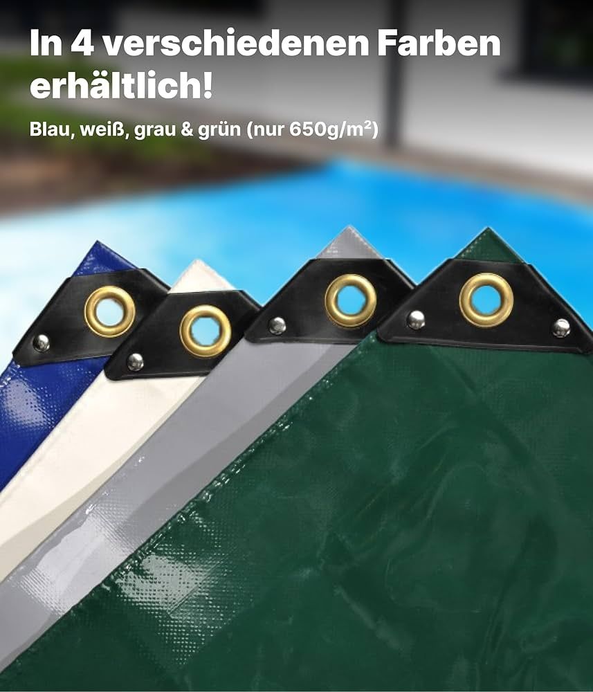 Plandeki Różne Wymiary 450g/m2 650g/m2 Nemaxx