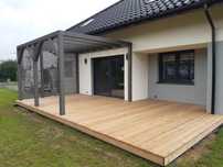 Tarasy drewniane i kompozytowe, pergole, zadaszenia, wiaty drewniane