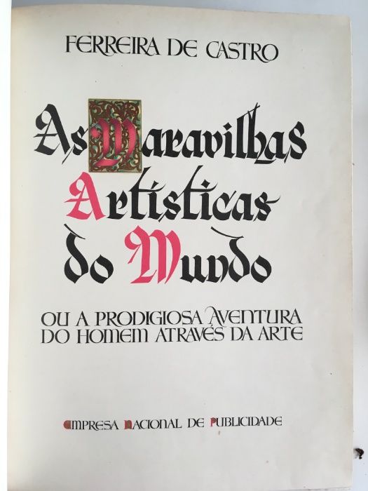 As Maravilhas Artísticas do Mundo (volumes I e II) - Obra completa