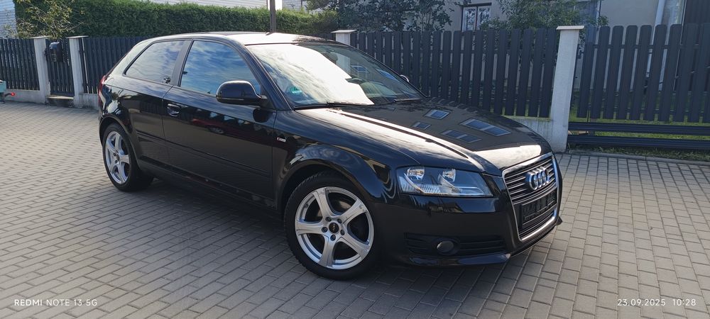 Audi A3 1.8 Turbo, 160km, S-line, 2009r, zarejestrowana w Polsce