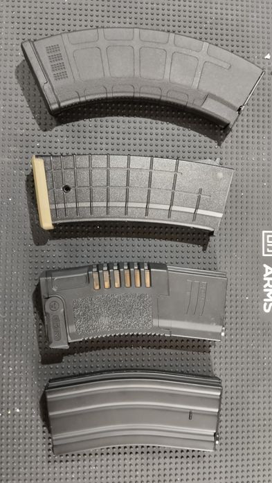 Carregadores hi cap para airsoft, várias plataformas