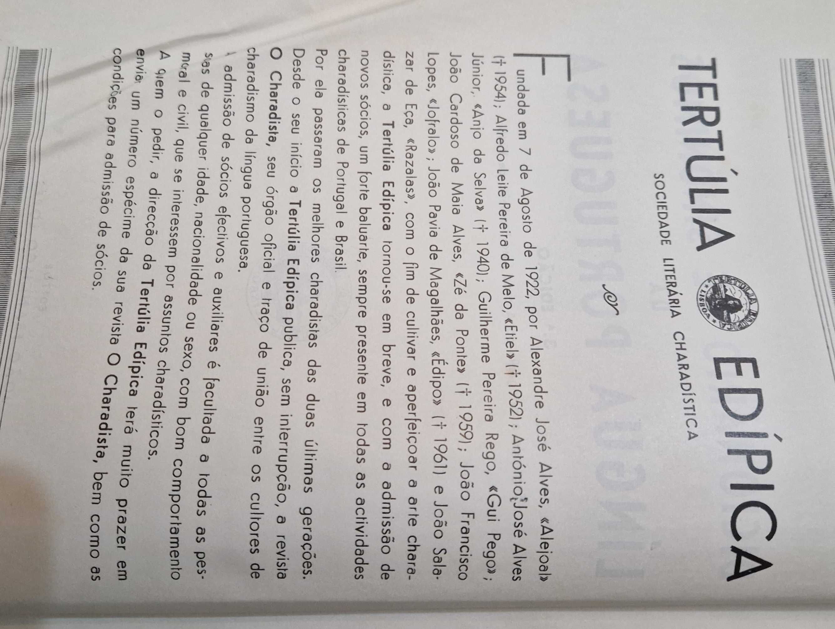Dicionário lingua portuguesa SINÓNIMOS Tertúlia Edípica