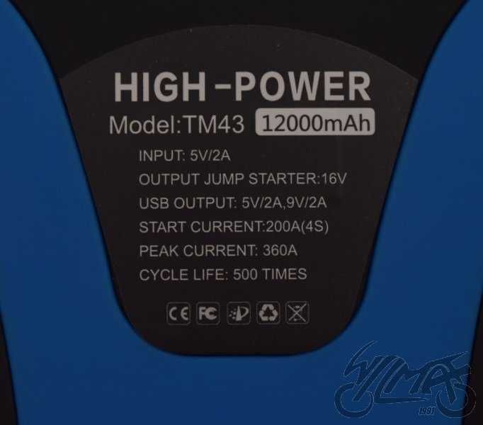 Motocyklowa ładowarka  Akumulator  ROZRUCHOWY KOMPRESOR