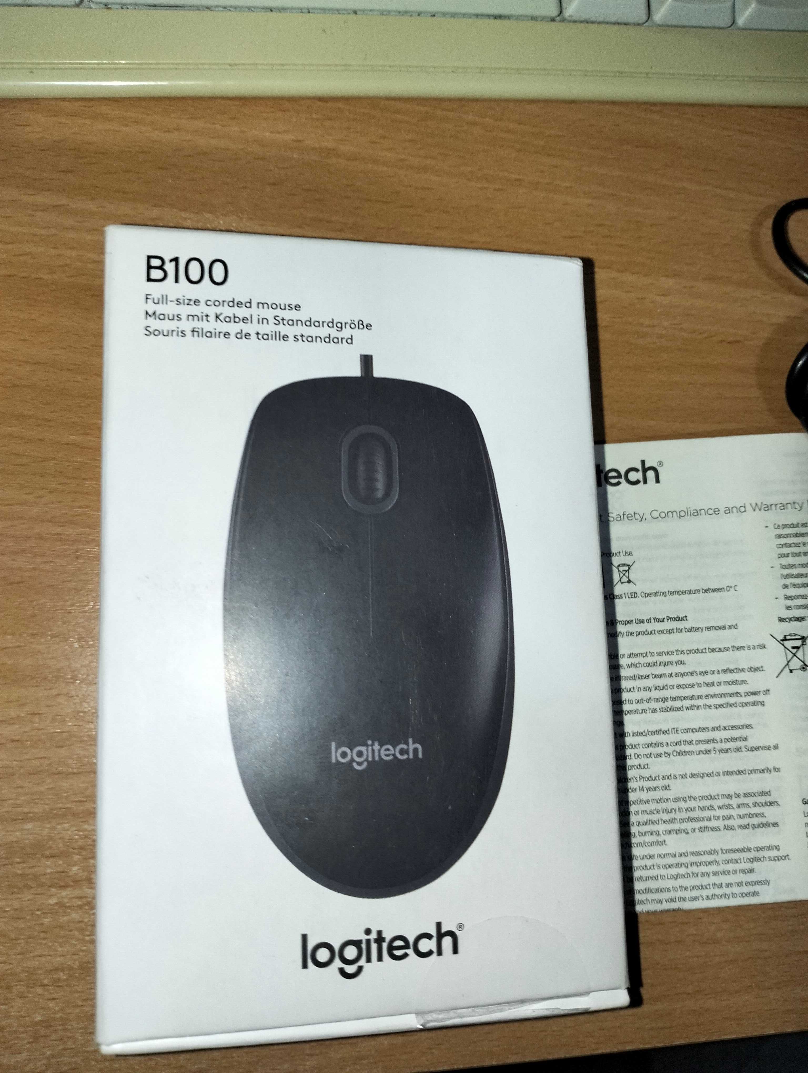 Мышка Logitech B100