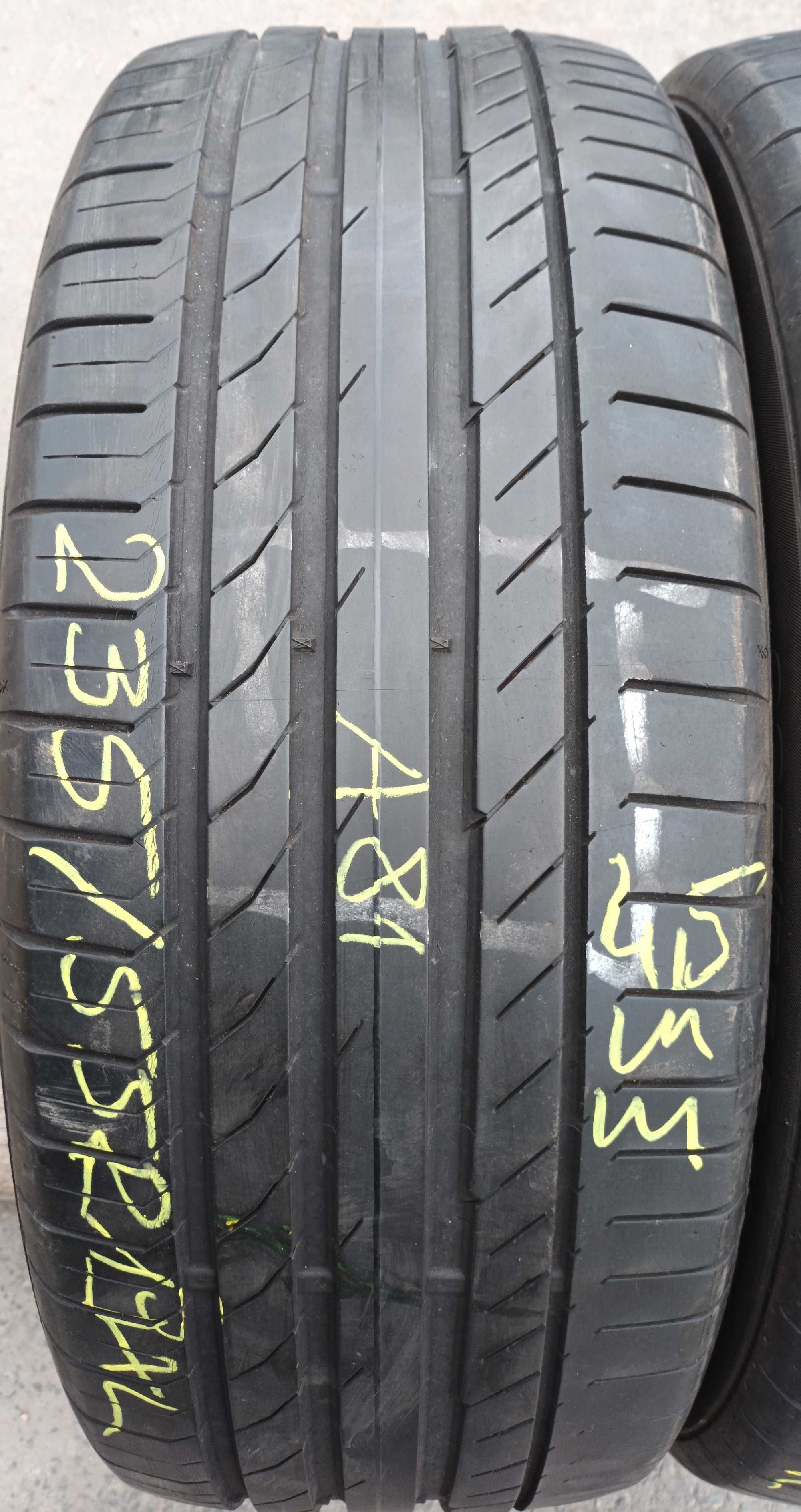 Opony letnie Continental Sport Contact 5 235/55/19 XL - 2 szt. R19 A81