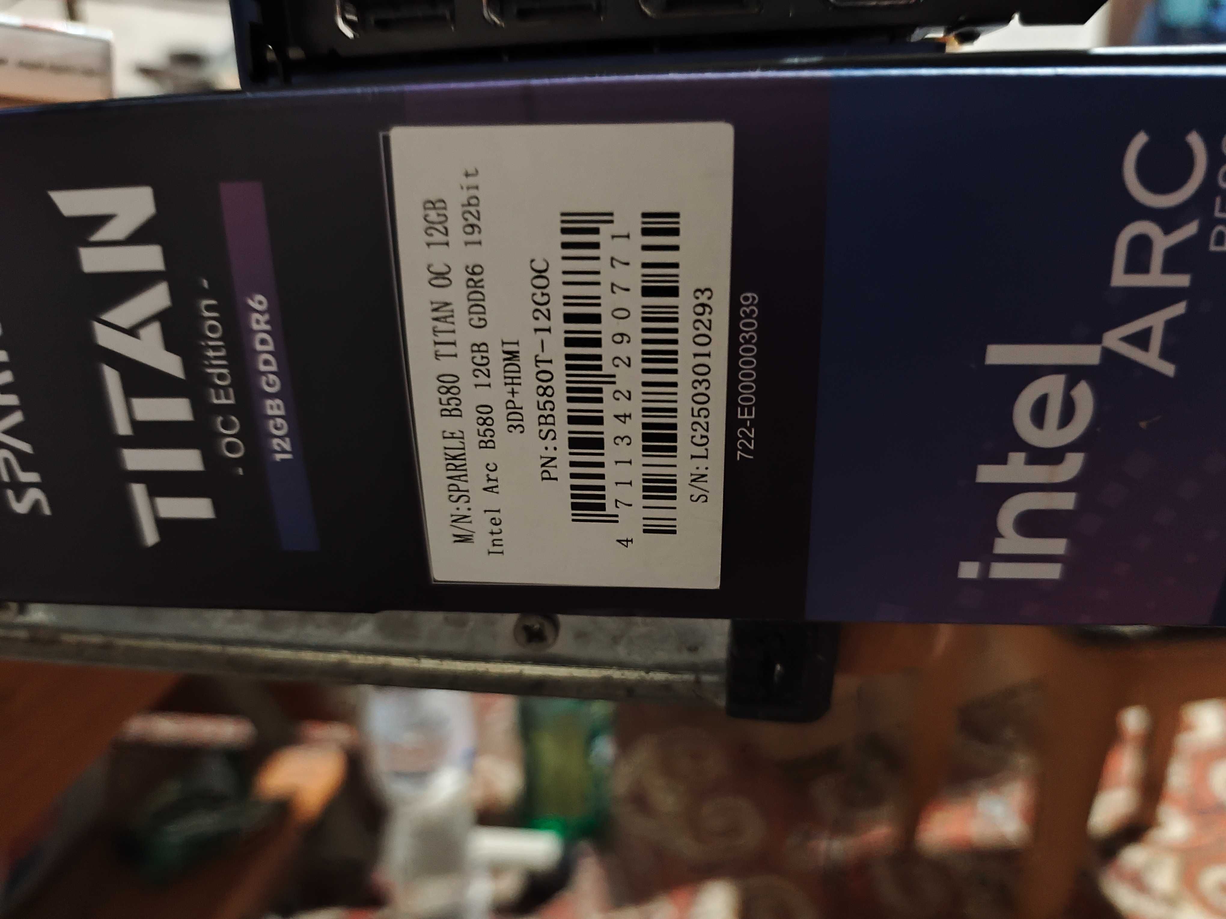 Intel arc b580 12gb 192 bit