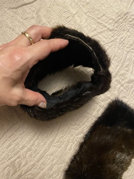 Obszycie mankirty futerko naturalne