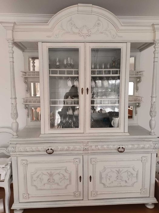 Louceiro de carvalho francês lacado