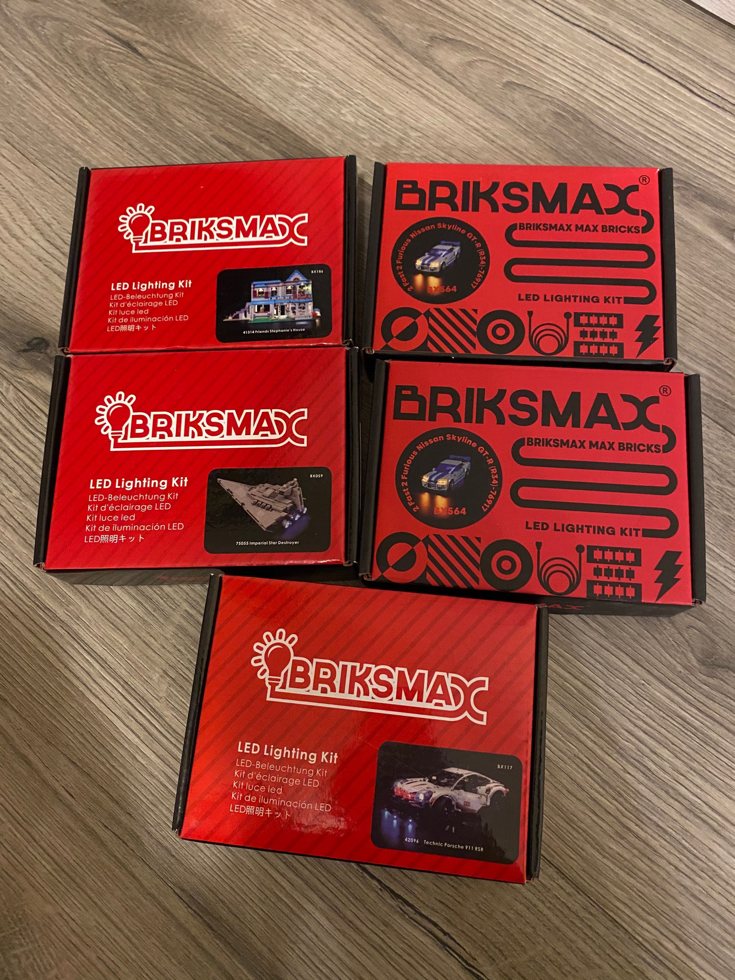 Zestaw oświetlenia LED Briksmax