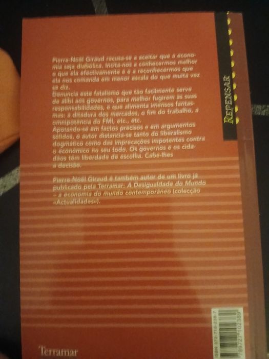 A economia é coisa do diabo?, Pierre-Noel Giraud, 1999